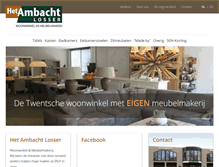 Tablet Screenshot of hetambacht-losser.nl